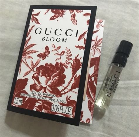 gucci bloom free samples in the u.s